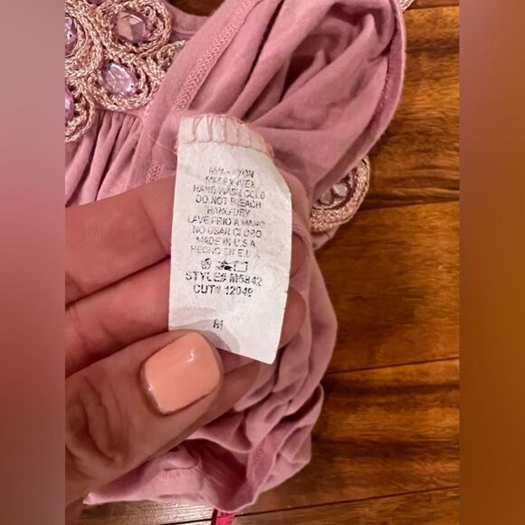 Body Central Pink and jewel racer back tank top - Picture 5 of 7